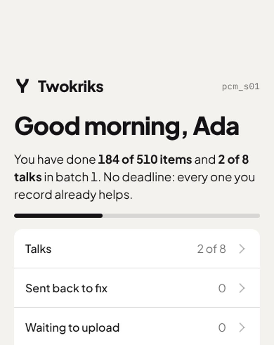 Seven languages, one phone